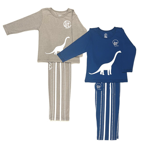 Pijama Dino Básicos Niños lityourdreams 