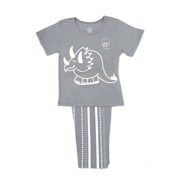 Pijama Roca Gris Básicos Niños lityourdreams 